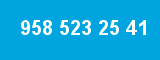 958 523 25 41 958 523 25 41